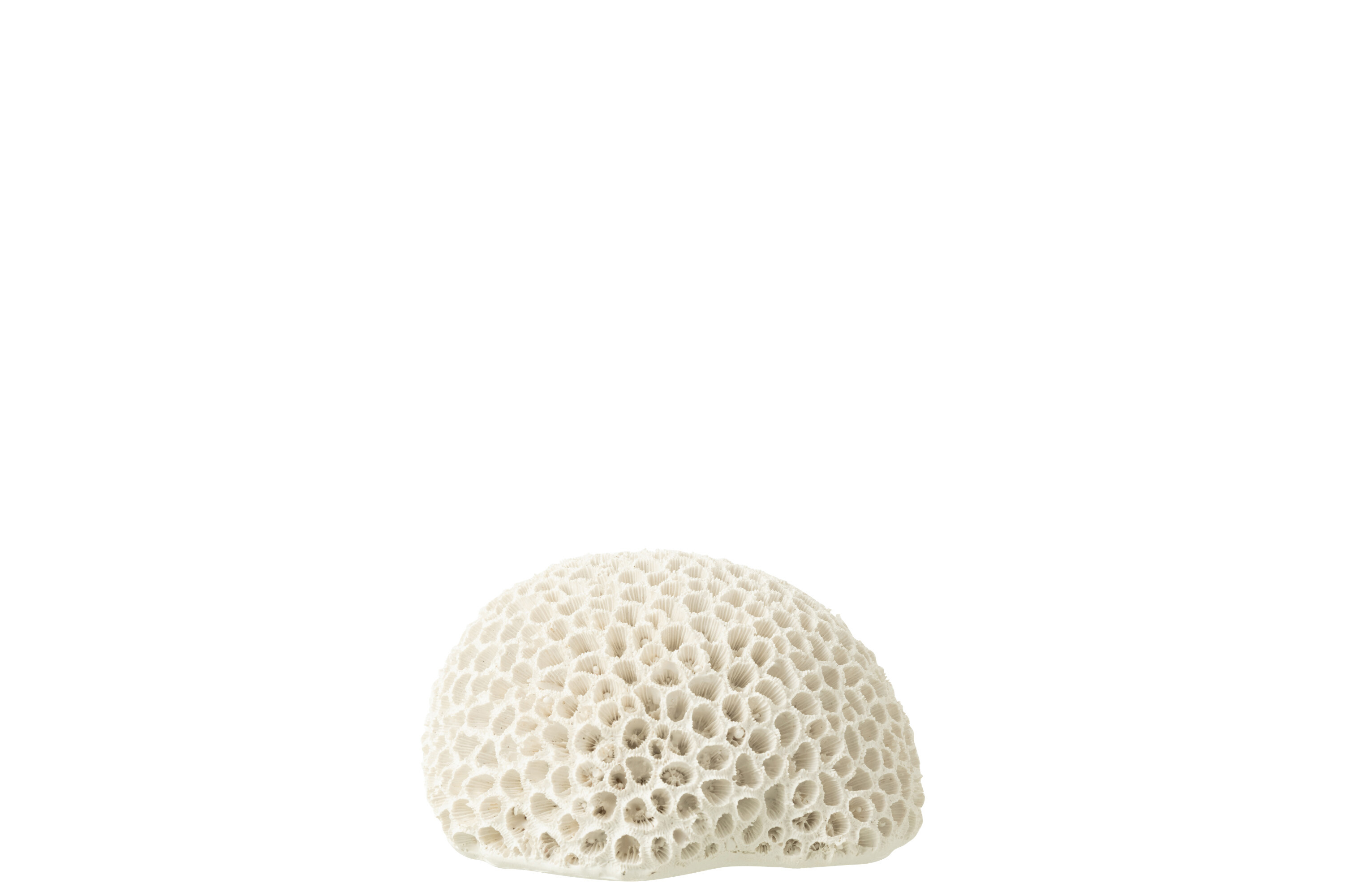 CORAIL ROND POLY BLANC